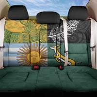 Rugby 2025 Championship Back Car Seat Cover Combination of Southern Hemisphere Countries - Polynesian Pride