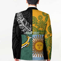 Personalised Rugby 2025 Championship Blazer Combination of Southern Hemisphere Countries - Polynesian Pride
