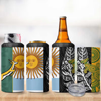 Rugby 2025 Championship 4 in 1 Can Cooler Tumbler Combination of Southern Hemisphere Countries - Polynesian Pride