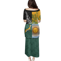 Personalised Rugby 2025 Championship Family Matching Puletasi and Hawaiian Shirt Combination of Southern Hemisphere Countries - Polynesian Pride