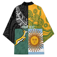 Personalised Rugby 2025 Championship Kimono Combination of Southern Hemisphere Countries - Polynesian Pride