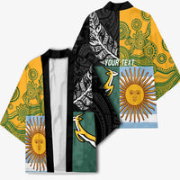 Personalised Rugby 2025 Championship Kimono Combination of Southern Hemisphere Countries - Polynesian Pride