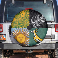 Rugby 2025 Championship Spare Tire Cover Combination of Southern Hemisphere Countries - Polynesian Pride