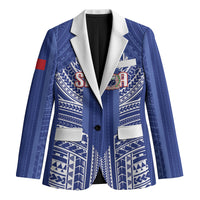 Custom Manu Samoa Rugby 2026 Blazer Samoan Pattern