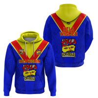 Papua New Guinea Rugby Hoodie Hela Wigmen PNG Polynesian Pattern LT14 - Polynesian Pride