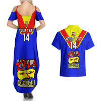 Custom Papua New Guinea Rugby Couples Matching Summer Maxi Dress and Hawaiian Shirt Hela Wigmen PNG Polynesian Pattern LT14 - Polynesian Pride