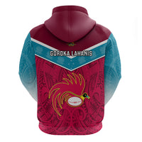 Papua New Guinea Rugby Hoodie Goroka Lahanis PNG Polynesian Pattern LT14 - Polynesian Pride