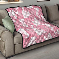 Pink Aloha Hawaii Quilt Monstera Hibiscus Plumeria Seamless Vibes LT14 - Polynesian Pride
