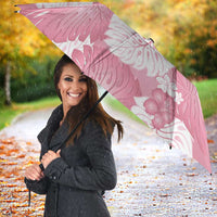 Pink Aloha Hawaii Umbrella Monstera Hibiscus Plumeria Seamless Vibes - Polynesian Pride