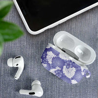 Purple Aloha Hawaii AirPods Case Monstera Hibiscus Plumeria Seamless Vibes - Polynesian Pride