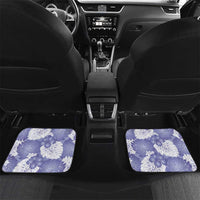 Purple Aloha Hawaii Car Mats Monstera Hibiscus Plumeria Seamless Vibes - Polynesian Pride