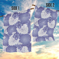 Purple Aloha Hawaii Garden Flag Monstera Hibiscus Plumeria Seamless Vibes - Polynesian Pride