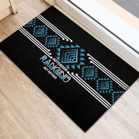 Aotearoa Atua Ranginui Rubber Doormat Maori Sky Father Taniko Motifs LT14 - Polynesian Pride