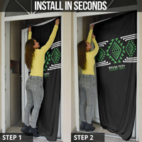 Aotearoa Atua Papatuanuku Personalised Door Cover Maori Earth Mother Taniko Motifs LT14 - Polynesian Pride