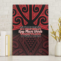 Keep Maori Wards New Zealand Canvas Wall Art Stronger Together Aotearoa Taniko - Polynesian Pride