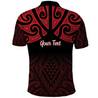 Personalised Keep Maori Wards New Zealand Polo Shirt Stronger Together Aotearoa Taniko - Polynesian Pride