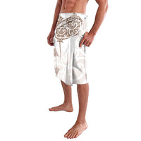 New Zealand Manta Ray Tattoo Lavalava Aotearoa Maori Haehae Beige - Polynesian Pride