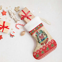 Mele Kalikimaka Hawaii Christmas Stocking Funny Beer-Loving Santa Hawaiian Tropical - Polynesian Pride