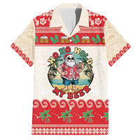 Mele Kalikimaka Hawaii Family Matching Puletasi and Hawaiian Shirt Funny Beer-Loving Santa Hawaiian Tropical - Polynesian Pride
