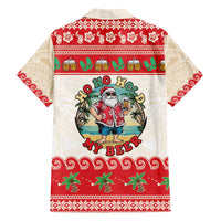 Mele Kalikimaka Hawaii Family Matching Puletasi and Hawaiian Shirt Funny Beer-Loving Santa Hawaiian Tropical - Polynesian Pride