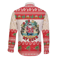 Mele Kalikimaka Hawaii Family Matching Puletasi and Hawaiian Shirt Funny Beer-Loving Santa Hawaiian Tropical - Polynesian Pride