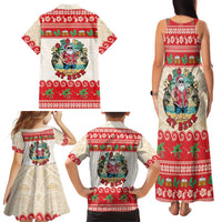Mele Kalikimaka Hawaii Family Matching Tank Maxi Dress and Hawaiian Shirt Funny Beer-Loving Santa Hawaiian Tropical LT14 - Polynesian Pride