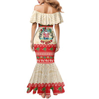 Mele Kalikimaka Hawaii Mermaid Dress Funny Beer-Loving Santa Hawaiian Tropical - Polynesian Pride