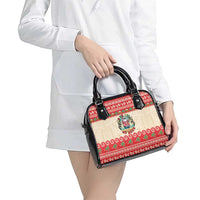 Mele Kalikimaka Hawaii Shoulder Handbag Funny Beer-Loving Santa Hawaiian Tropical - Polynesian Pride