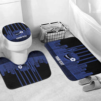 New Zealand Auckland Football Custom Bathroom Set Go City of Sails Est 2025 LT14 Mat Set Only (3 pcs) One Size Black - Polynesian Pride