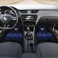 New Zealand Auckland Football Custom Car Mats Go City of Sails Est 2025 LT14 Set 2pcs - Front Black - Polynesian Pride