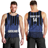New Zealand Auckland Football Custom Men Tank Top Go City of Sails Est 2025 LT14 - Polynesian Pride