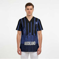 New Zealand Auckland Football Custom Scrub Top Go City of Sails Est 2025 LT14 - Polynesian Pride