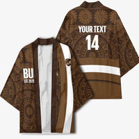Bula Fiji Football Custom Kimono One Vanua One Team Tapa Pattern