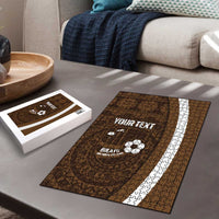 Bula Fiji Football Custom Puzzle One Vanua One Team Tapa Pattern