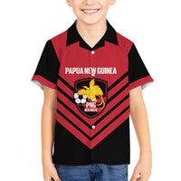 Hekari Papua New Guinea Football Custom Hawaiian Shirt Go PNG Red Army LT14 - Polynesian Pride