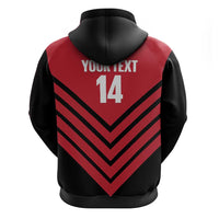 Hekari Papua New Guinea Football Custom Hoodie Go PNG Red Army LT14 - Polynesian Pride