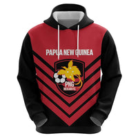 Hekari Papua New Guinea Football Custom Hoodie Go PNG Red Army LT14 - Polynesian Pride