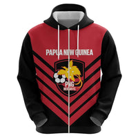 Hekari Papua New Guinea Football Custom Hoodie Go PNG Red Army LT14 - Polynesian Pride