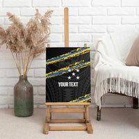 Kings Solomon Islands Football Custom Canvas Wall Art Come On Solomons Polynesian Grunge Style