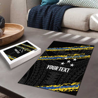 Kings Solomon Islands Football Custom Puzzle Come On Solomons Polynesian Grunge Style