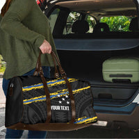 Kings Solomon Islands Football Custom Travel Bag Come On Solomons Polynesian Grunge Style LT14 - Polynesian Pride