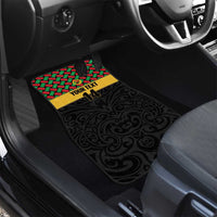 Vanuatu Football Custom Car Mats Go Chiefs Basket-weave Pattern