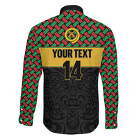 Vanuatu Football Custom Family Matching Summer Maxi Dress and Hawaiian Shirt Go Chiefs Basket-weave Pattern LT14 - Polynesian Pride