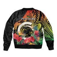 Vanuatu Boar Tusk Yumi Yumi Yumi Bomber Jacket Independens Dei Long God Yumi Stanap