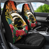 Vanuatu Boar Tusk Yumi Yumi Yumi Car Seat Cover Independens Dei Long God Yumi Stanap LT14 - Polynesian Pride