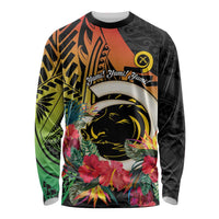 Vanuatu Boar Tusk Yumi Yumi Yumi Long Sleeve Shirt Independens Dei Long God Yumi Stanap