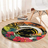 Vanuatu Boar Tusk Yumi Yumi Yumi Round Carpet Independens Dei Long God Yumi Stanap