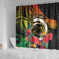 Vanuatu Boar Tusk Yumi Yumi Yumi Shower Curtain Independens Dei Long God Yumi Stanap