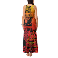 Personalised Ia Ora Na Marquesas Islands Tank Maxi Dress Mata Tiki Marquesan Tattoo LT14 - Polynesian Pride