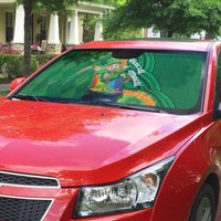 St Patrick's Day Hawaii Auto Sun Shade Hauoli Maoli Funny Shaka Leprechaun
